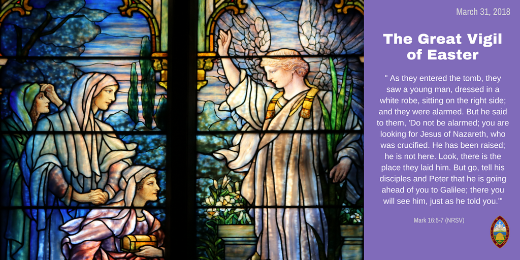 The Great Vigil is often a time of baptism and renewal in the name of the glory of the Lord. 
#episcopalutah #holyweek #glory #GreatVigilofEaster