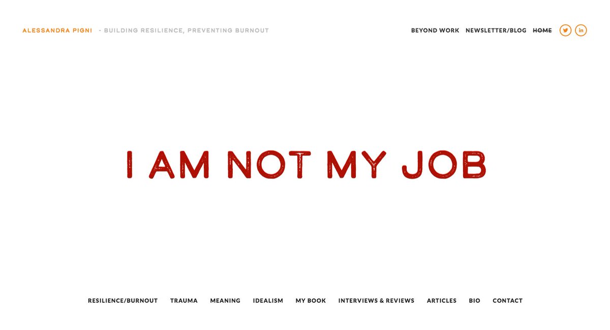 mindfulnext's tweet photo. Replace the word "humanitarian" or "aid worker" with your job title & you have a practical guidebook 2 prevent/address #burnout & build #resilience in any kind of org. Unfortunately we are a burnt-out society with a sick relation to work https://t.co/eaUpdS1kK4 #iamnotmyjob https://t.co/frfXhCCkgB