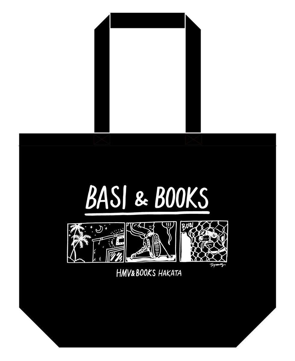 BASIC_MUSIC_'s tweet image. 4/4 Rainy EPとBASI &amp;amp; BOOKS release
Bag design by @_toyameg_ 
#basicmusic #hmv_books_hakata 
#basi_thebasicband #韻シスト 
#music #book