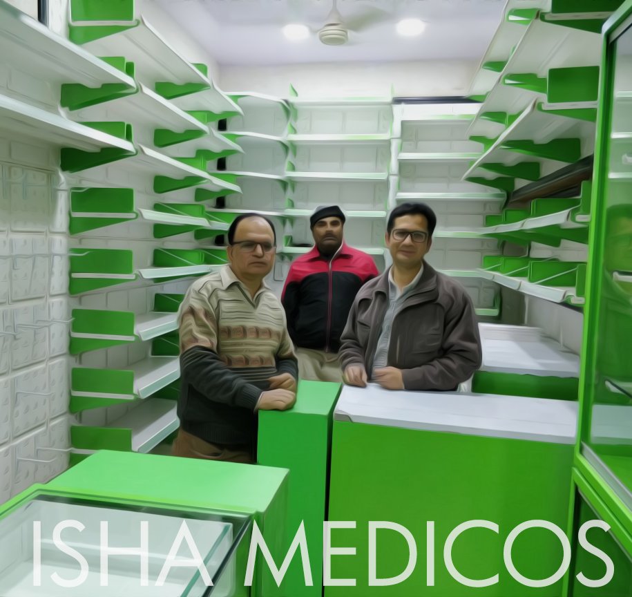 GlueDesignIndia's tweet photo. Their neighbours Envy. Cos the future never looked brighter &amp; greener $$$ for Suresh Birdi, owner Isha Medicos. Transform in 48hrs with #Quiktile #pharmacy #moderntrade https://t.co/IhXAnan9gJ