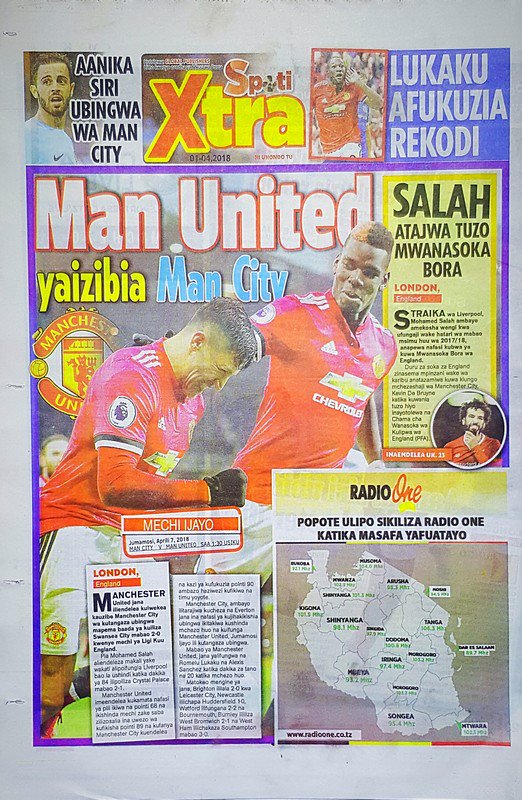 ayotv_'s tweet photo. KWA MZIKI HUU... HATA IWEJE WANAKAA #SpotiXtra
Yanga yampa mtihani mzito Shiza Kichuya #SpotiXTRA
Man United yaizibia Man City #SpotiXTRA
SALAH atajwa tuzo mwanasoka bora #SpotiXTRA
#MillardAyoUPDATES https://t.co/JdukAo0mlJ