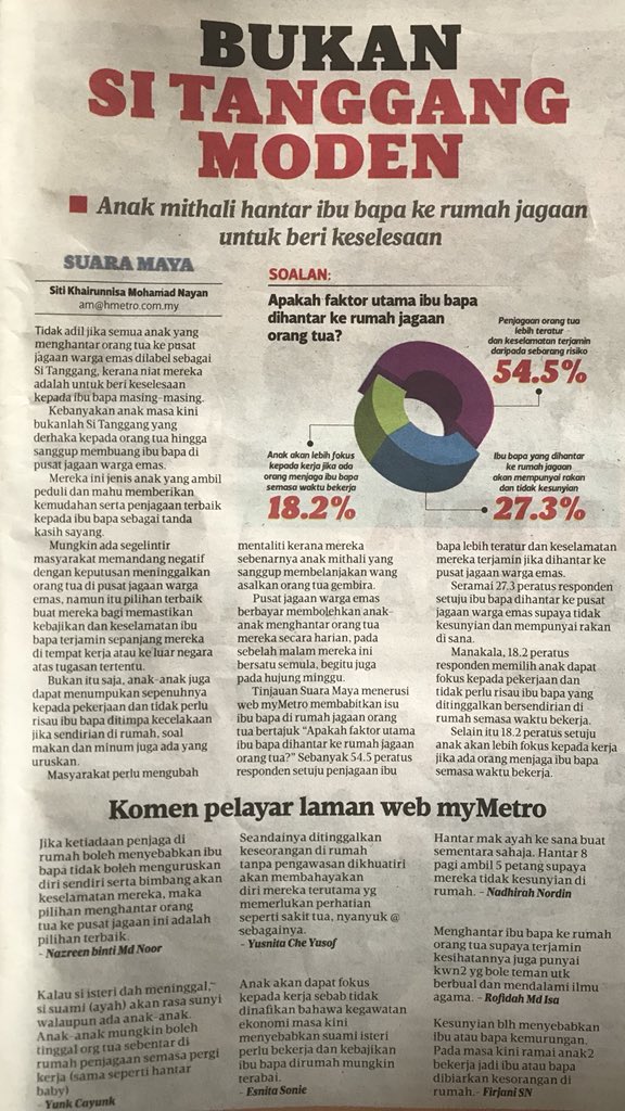 Sknh On Twitter My Mom Cakap Nnti Bila Semua Da Ada Keluarga Dia Suruh Hantar Je Dkt Rumah Jagaan Bukannya Apa Sebab Mak Nk Bergaul Amp Ada Geng Katanya Tapi