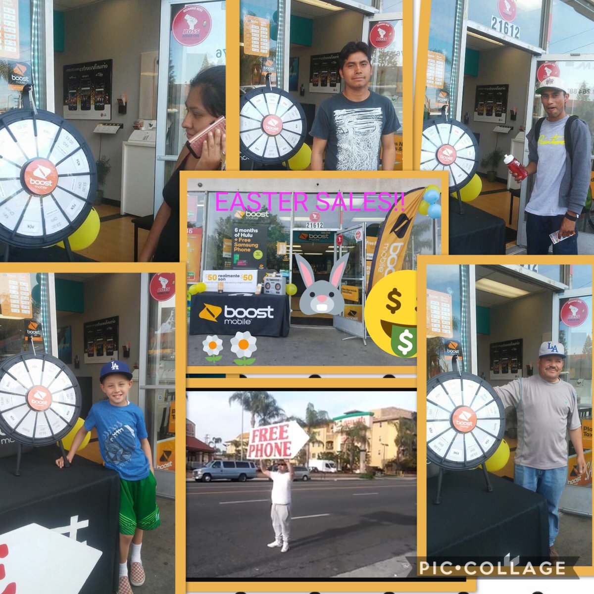 #Roscoe event !!! Happy Easter #boostmobile