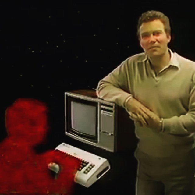 HAPPY BIRTHDAY WILLIAM SHATNER! Here he is in a 1982 Commodore VIC20 Home Comput 
