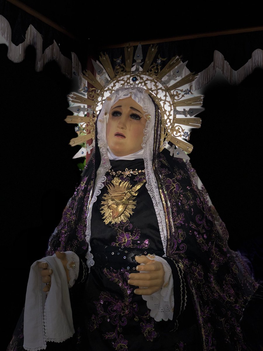 AlCanasgordas's tweet photo. Cofradía de la Virgen de los dolores en este Sábado Santo por parte de la Administración Municipal en cabeza de @MargaritaLoper2 Alcaldesa https://t.co/oaN9rgvawU