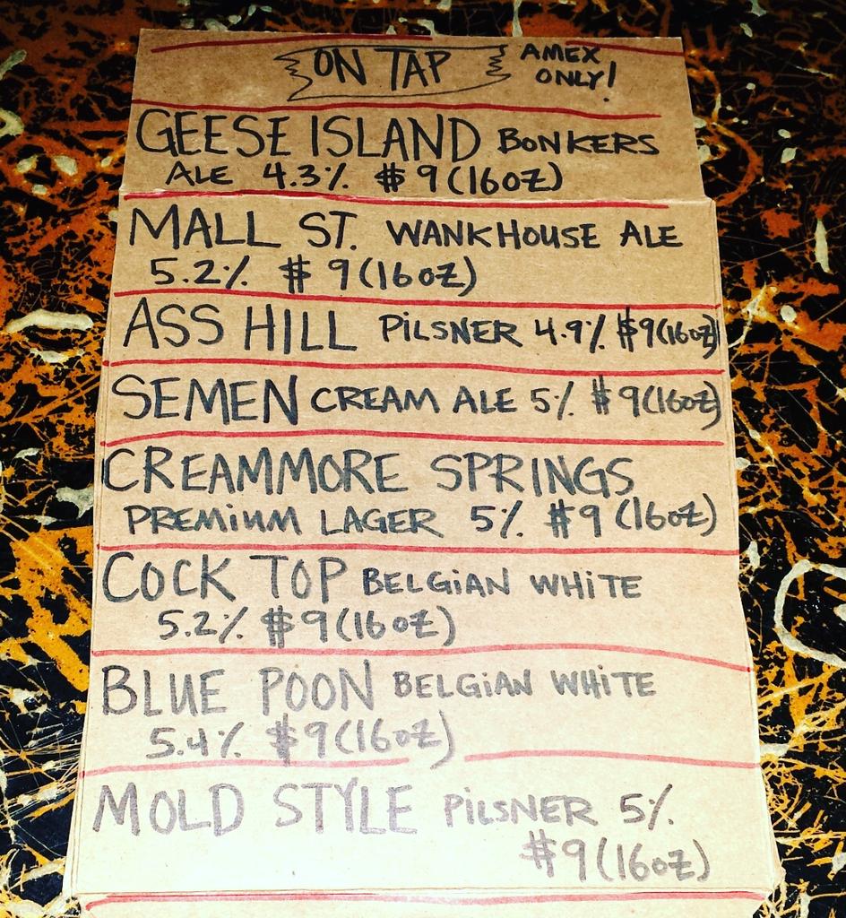 Only until noon cuz we gotta clean the lines after these blow!