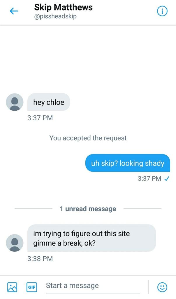 PunkOutOfTime's tweet photo. || best interaction so far https://t.co/XtTYVHfsPz
