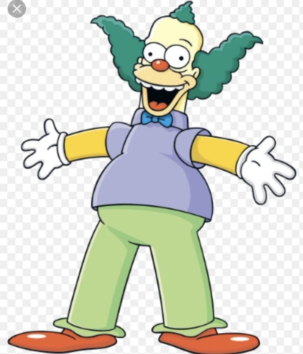 KaitlynEgner's tweet photo. Brett??? Or Krusty??? https://t.co/XeVhRW10rb