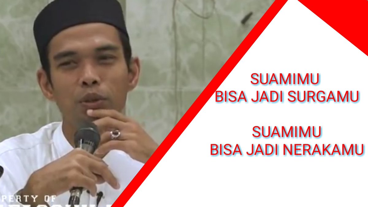 IslamZtv's tweet photo. Tonton di👉https://t.co/B9LUzJWv0Q. Suamimu bisa jadi surgamu bisa juga jadi nerakamu. Jawaban Ustadz Abdul Somad https://t.co/rtZM3HhUp9 https://t.co/usVGGTY5lj