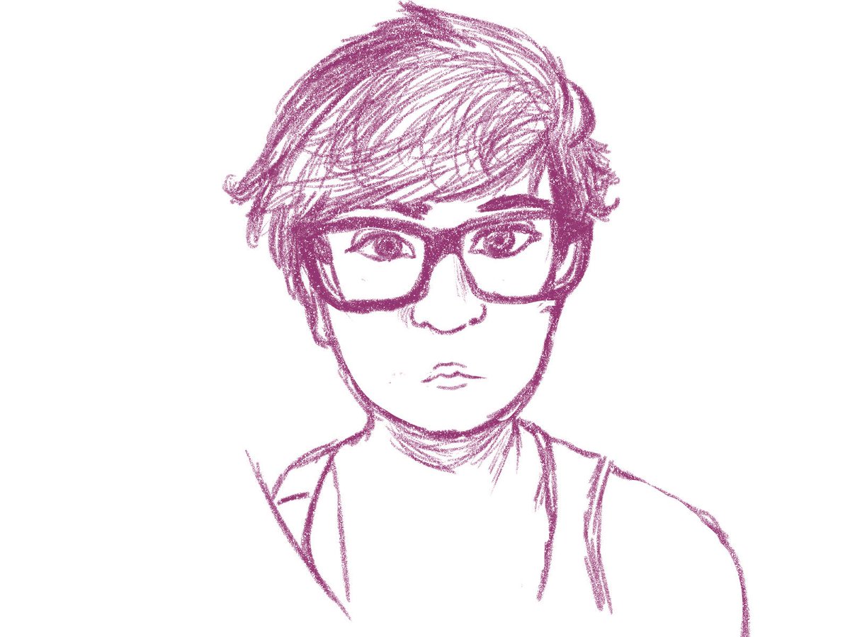 ashenyggdrasil's tweet photo. #tdov they/them
 i don't have enough recent selfies i like so have a self portrait instead https://t.co/X1RZOPz0Nj