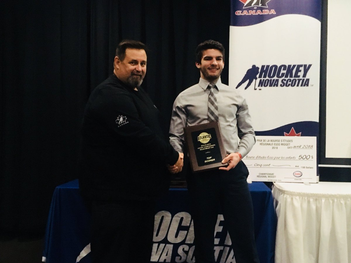 KensingtonWild's tweet photo. The Wild will not leave Cole Harbour empty handed. Congrats to Clark Webster on being named to the First All Star Team. And a big Congrats to Evan Gallant on being named Top Scorer and earning the Telus Scholarship for Top Graduating Player. https://t.co/ufkHlITrXd