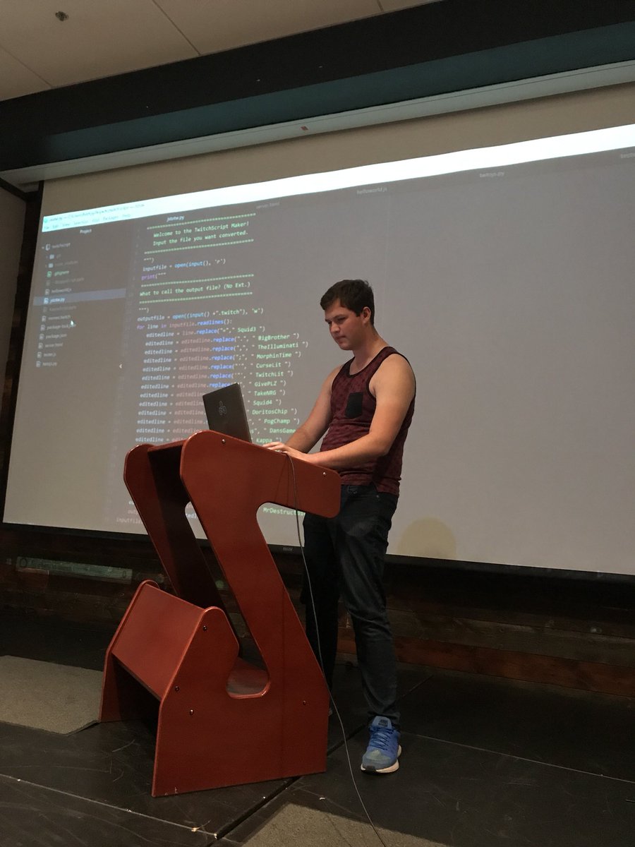 59DaysOfCode's tweet photo. There’s a new scripting language: KappaScript #stupidhackathon https://t.co/lIJOAqE3EV