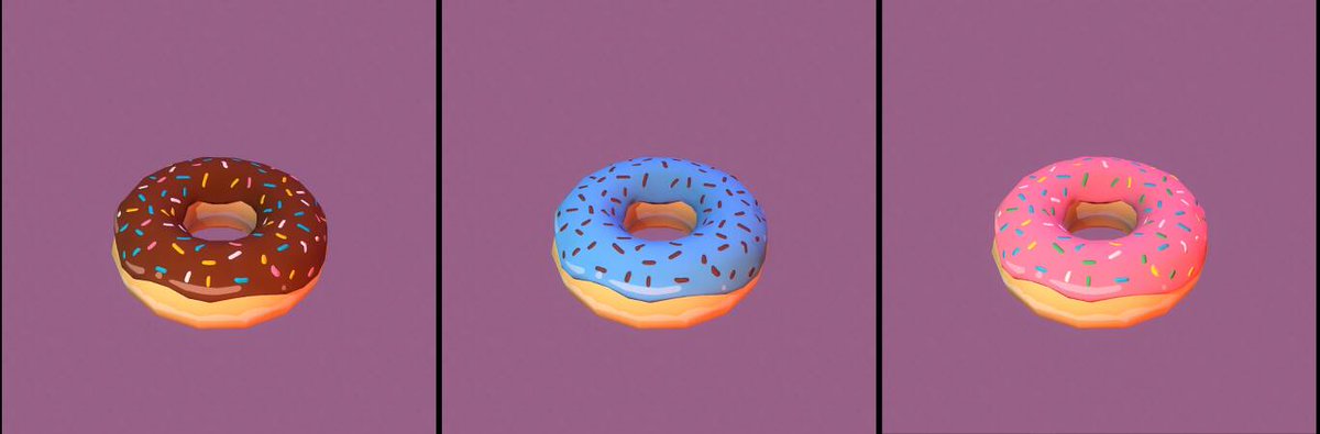 tinyphx's tweet photo. It's Breakfast Time... but do I eat healthy or enjoy some doughnuts? 😟🤔 #FrankFromEarth #Unity3D #indiedev #indiegame https://t.co/Ht1BIYOgM6