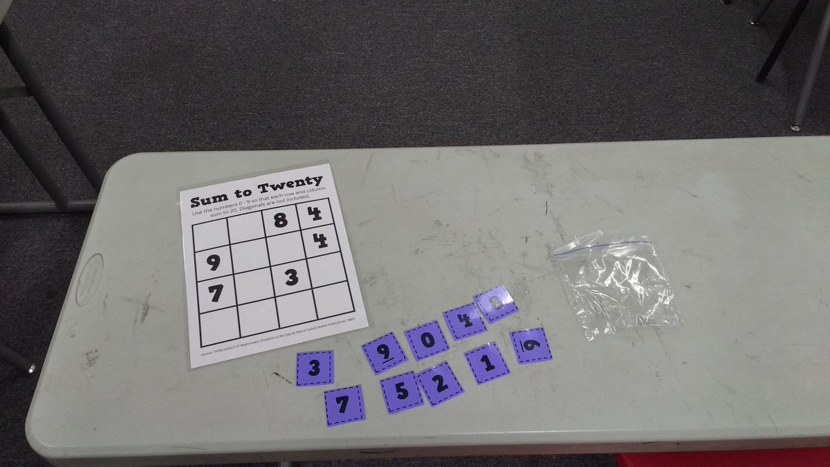 mathequalslove's tweet image. New Post: Sum to Twenty Puzzle from Marcy Cook mathequalslove.blogspot.com/2018/03/sum-to… #mtbos #iteachmath #puzzletable