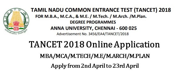 SweethaGrace's tweet photo. #TANCET2018 Online Application Notification Released Last Date: 23/04/2018
https://t.co/zImviJGE3M https://t.co/r7ify4lrpO