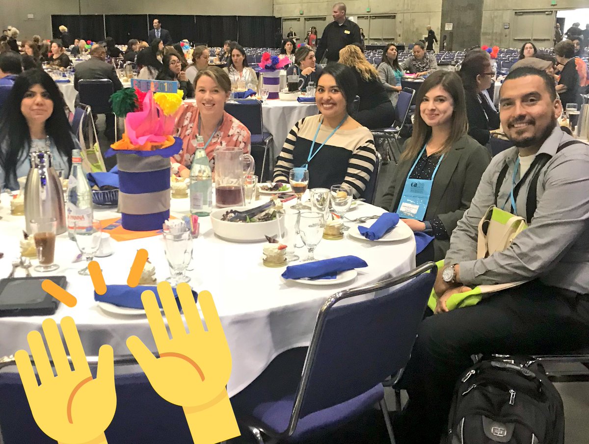 EG_Hawks's tweet photo. #TeamElGab at the CABE luncheon in Sacramento this week. #elgabshines #elgabilanhawks https://t.co/NtWwq9X6Rm