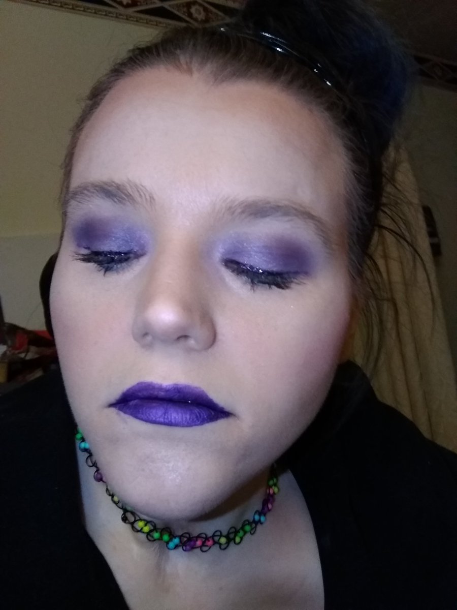 dannithegreat88's tweet photo. Poi-ple! ๐ #makeup #selfie #makeupselfie #makeupselfies #purple #vegan #veganbeauty #veganmakeup #motd #motd๐ #fotd https://t.co/Zi5akLnSpS