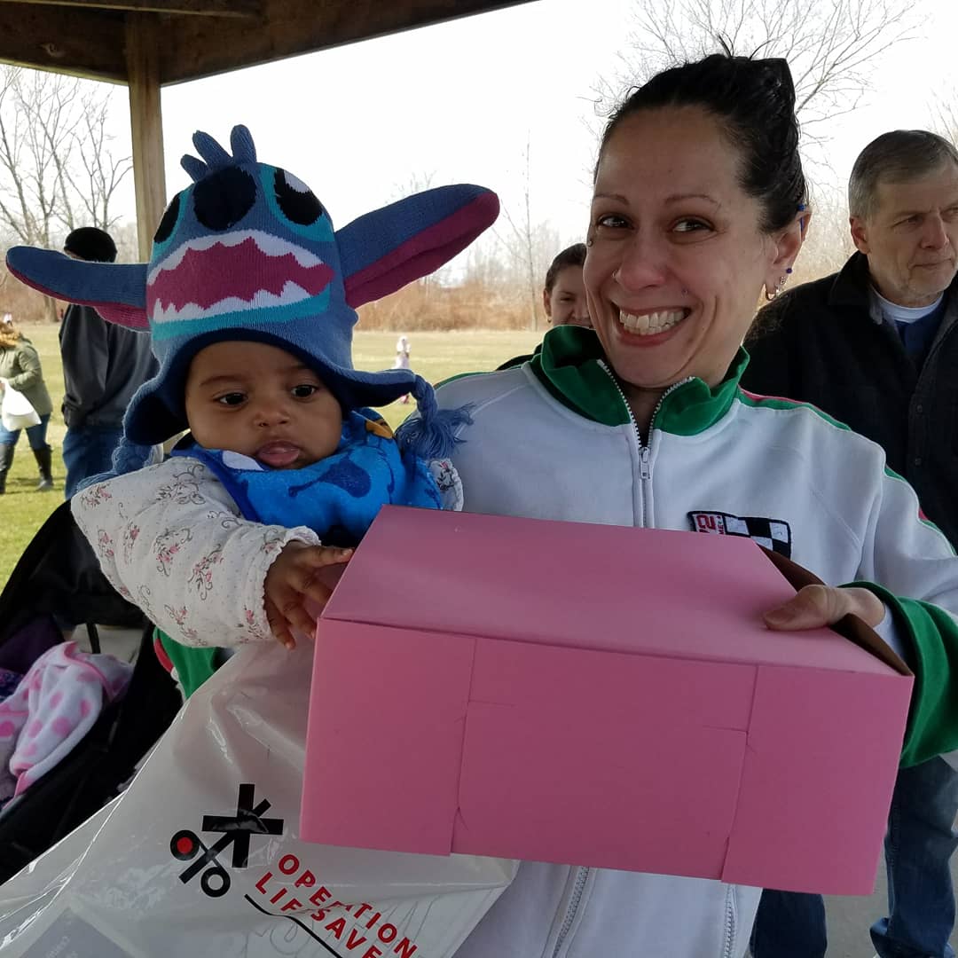 VCAssociation's tweet image. .@parkedgesweets thanks for the great chocolate bunny prizes for our Easter Egg Hunt today! The lucky kids who found the hidden "golden eggs" went home with your pink boxes!