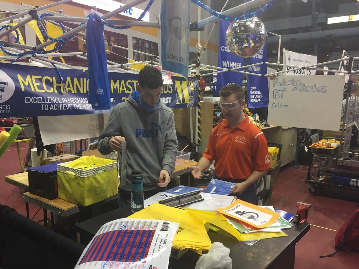 What a fun weekend! We enjoyed the opportunity to talk with each of the <a href="/FRCTeams/">FIRST Robotics Competition</a> at @MNFIRSTRegional's #FRCMDT and #FRCNorthStar about their seasons and ways to promote #JustOne within their own communities! Congratulations to everyone who competed this weekend! #FIRSTPOWERUP