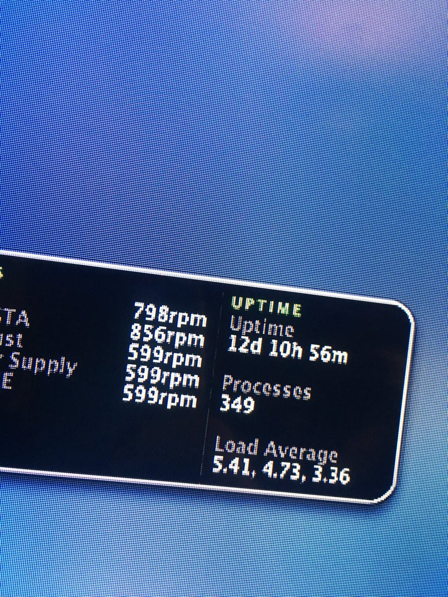 Maybe I should let my Mac sleep sometimes... #mac #macpro #apple #FirstWorldProblems