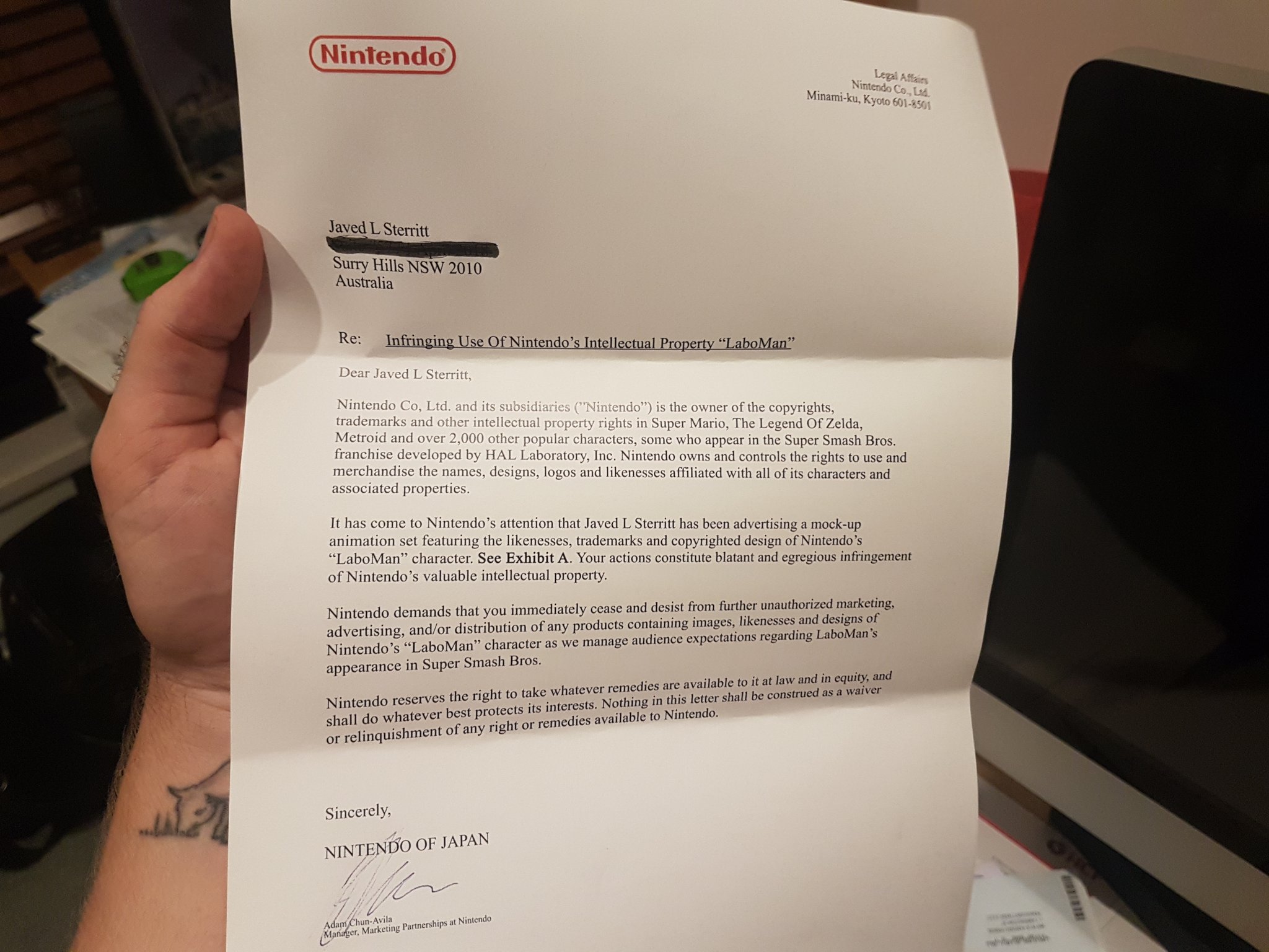 Uzivatel Javed L Sterritt Na Twitteru Uh So This Just Happened Https T Co K3erddcxcr Twitter