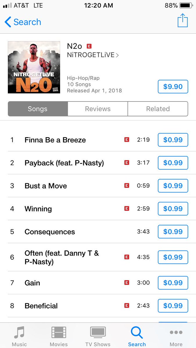 nitrogetlive's tweet photo. Happy Easter and April Fools day!! You’d be a fool to not check out my new album!! It’s out now!! #iTunes #Spotify and all them other distributors!!
#NiTROGETLiVE
#N2O
#FirstClassHitz https://t.co/SzHeQqJ0zD