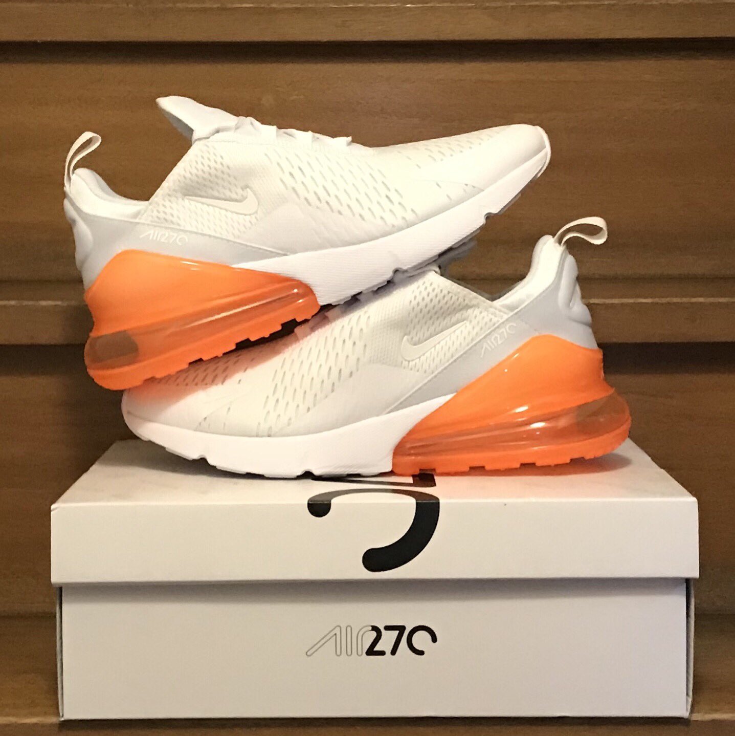 Air max on sale 270 orange bubble