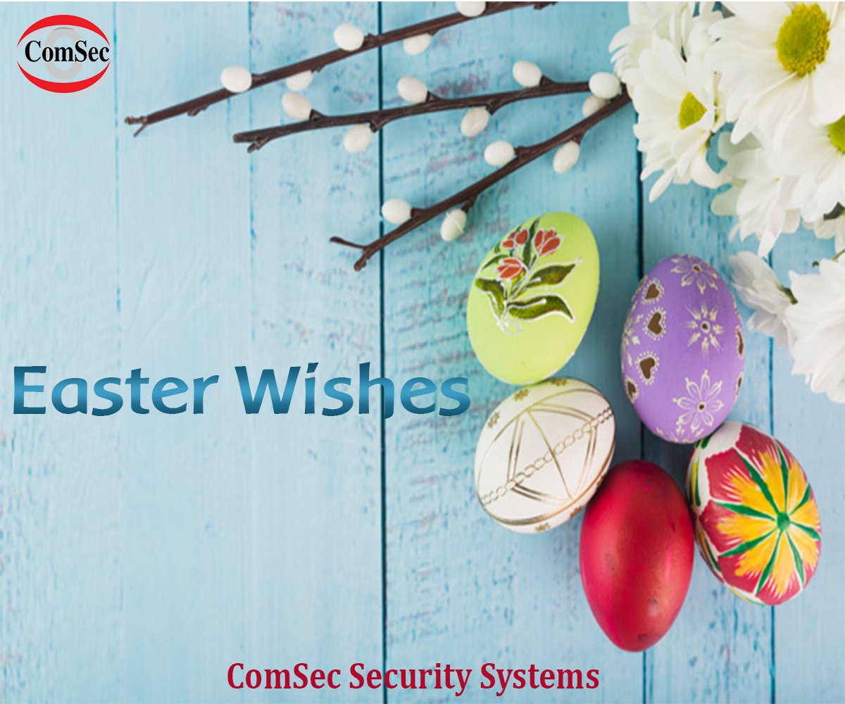 Comsec_Security's tweet image. ComSec Security Systems Wishes You and Your Family A Very Happy Easter. 

#Easterwishes #ComsecSecurity