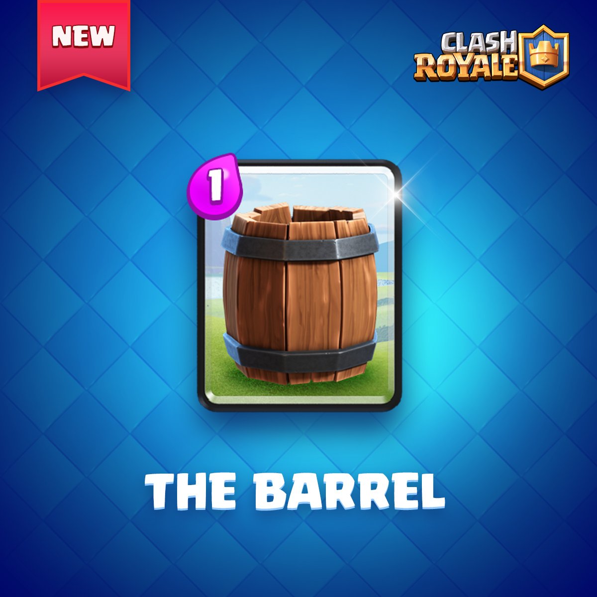 Clash Royale New Card The Barrel Watch Gameplay T Co Ixwfhvalpq