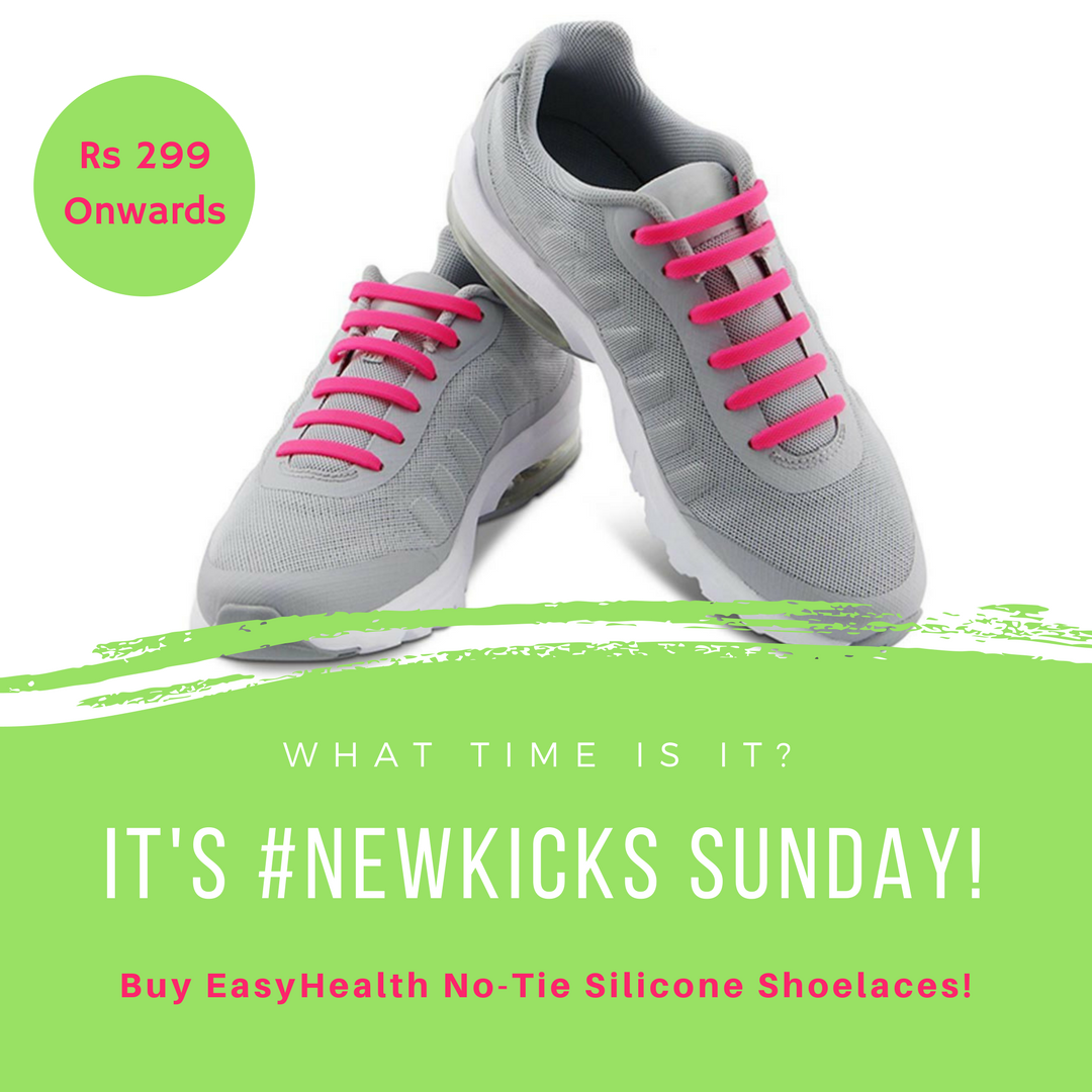 EasyHealthIndia's tweet photo. EasyHealth No-Tie Silicone Shoelaces - Pink Colour are just for Rs 299/-

Make a wise decision, Buy Now: https://t.co/xwcpFioLxJ

#shoelaces #fitnessgear #fitnessaccessory #runners #climbers #cyclists https://t.co/4zMgUo6NDt