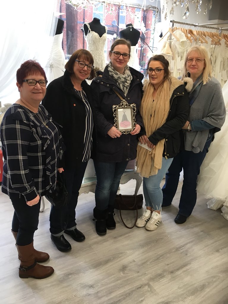 The lovely Gemma found her beautiful dress with us yesterday. We ❤️ making brides happy 😊 #happybride #prelovedweddingdresses #love #stockportbride #stockportweddings