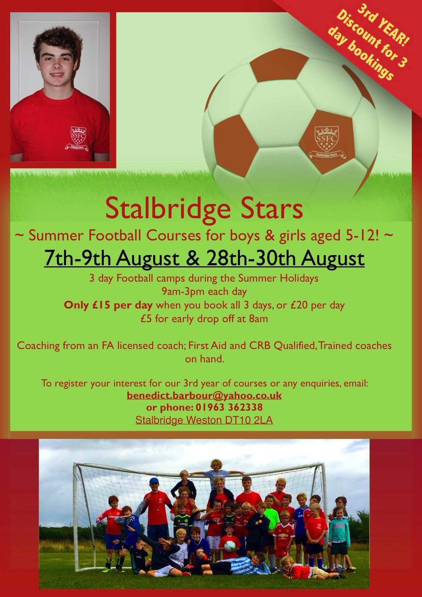 Happy Easter! 
We are already planning for the summer so you should too!

Our 3rd year of football course dates are out!
7-9th August
28-30th August

👀⚽️🔥👌🏻
#NewProfilePic