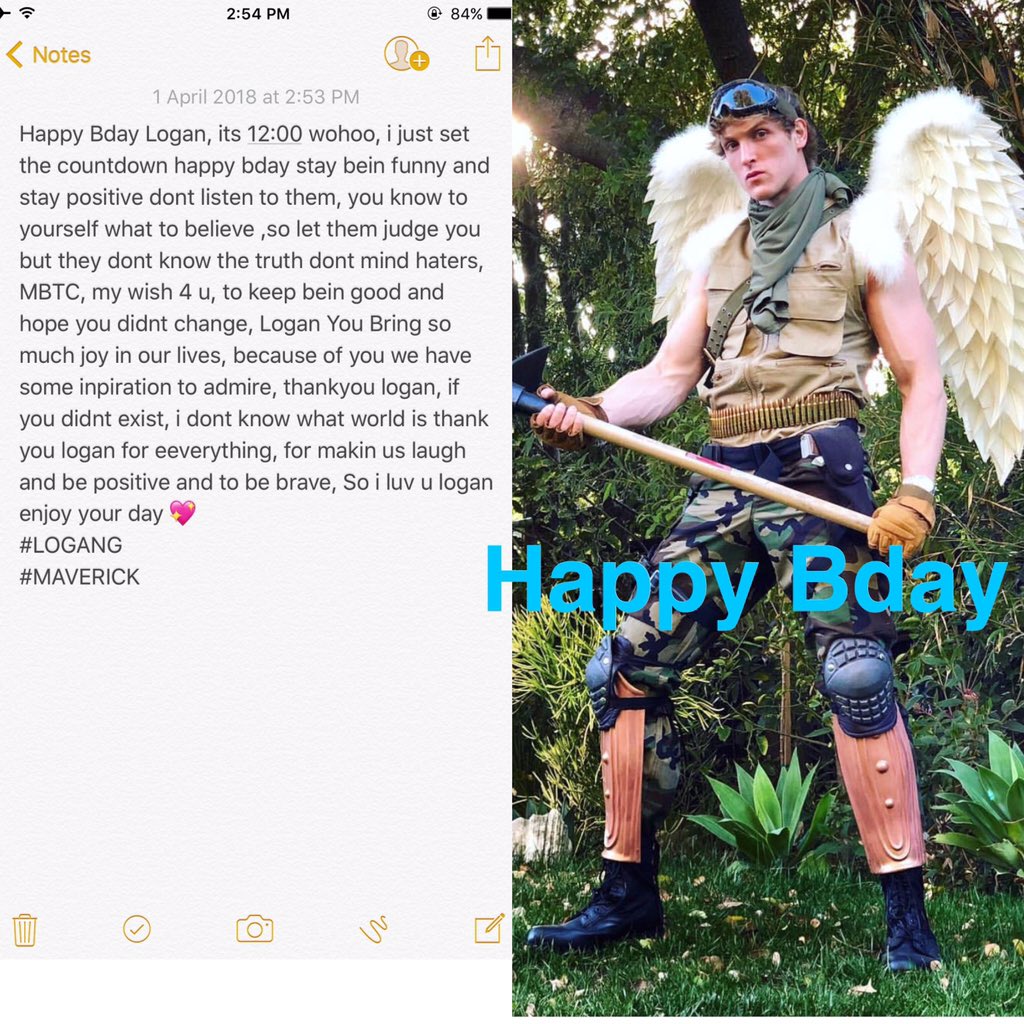 Happy Bday LOGAN PAUL      