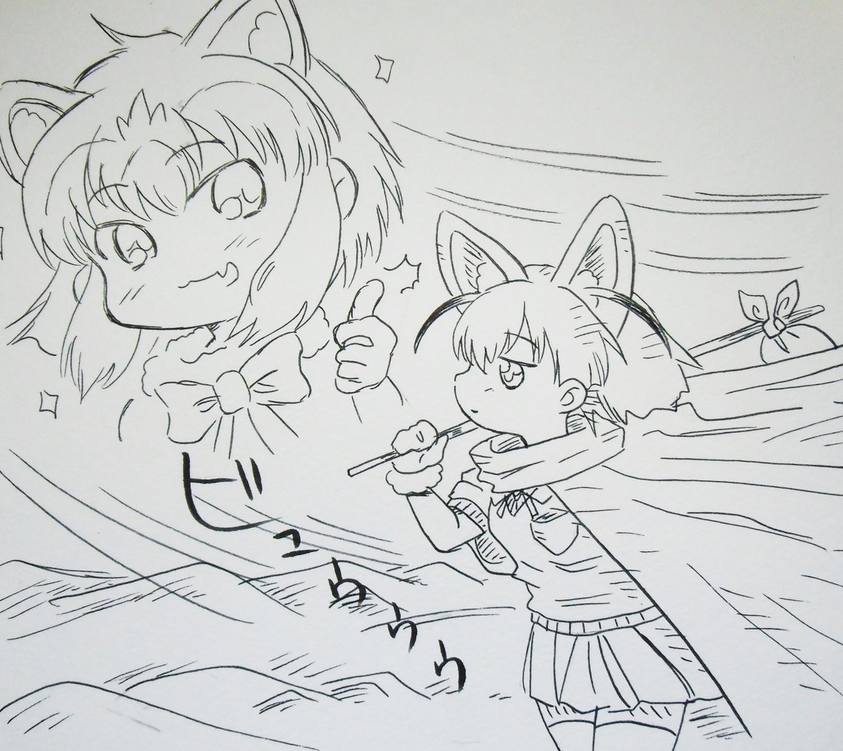 けものフレンズ二期あらすじ
「ちょっくら大〇キメてくるのだ!」
そう言い残してインドちほーに旅立ったアライさんが現地で行方不明となった。「ガンジス河に漂うアライさんを見た」というご当地の目撃情報を耳にし、意を決してアライさんを探す旅に出るフェネックだった…#エイプリルフール 