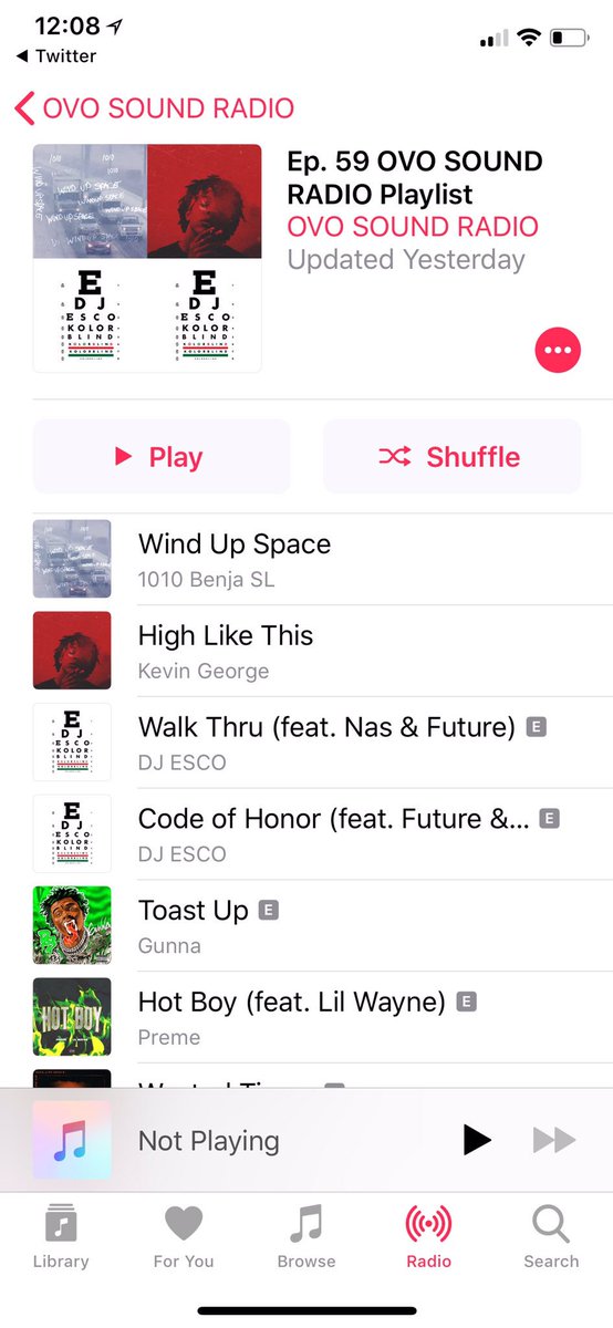 itskevingeorge's tweet image. #OVOSOUNDRADIO !!
I love it