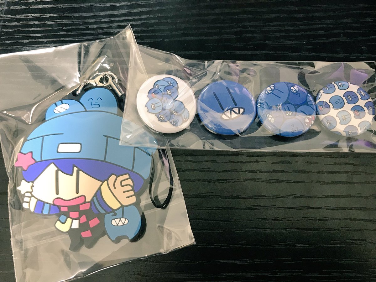 今日の18時にらだおくん缶バッジとラバーストラップの通販の再販受付を