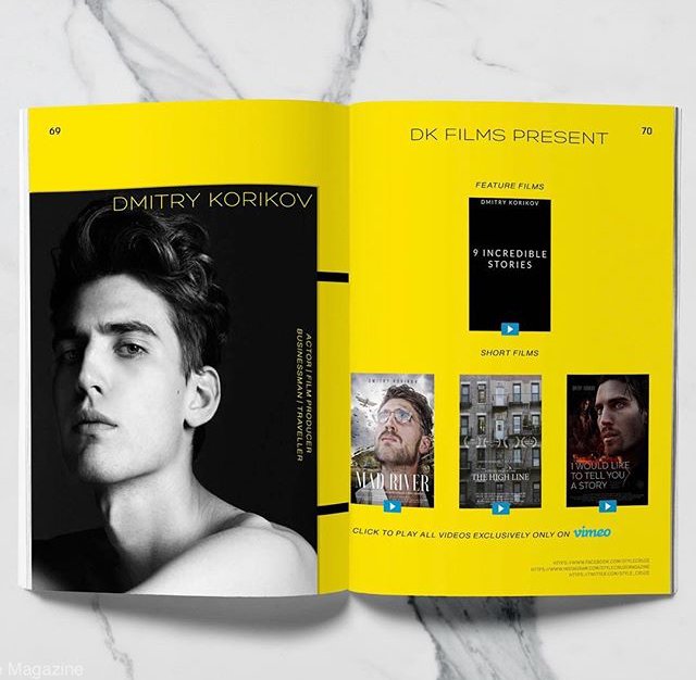 dkclothes's tweet image. Thanks you Style Cruze Magazine for writing about DK FILMS and our next film 9incrediblestories.com ! ❤️ 🎥 dkfilms.tv