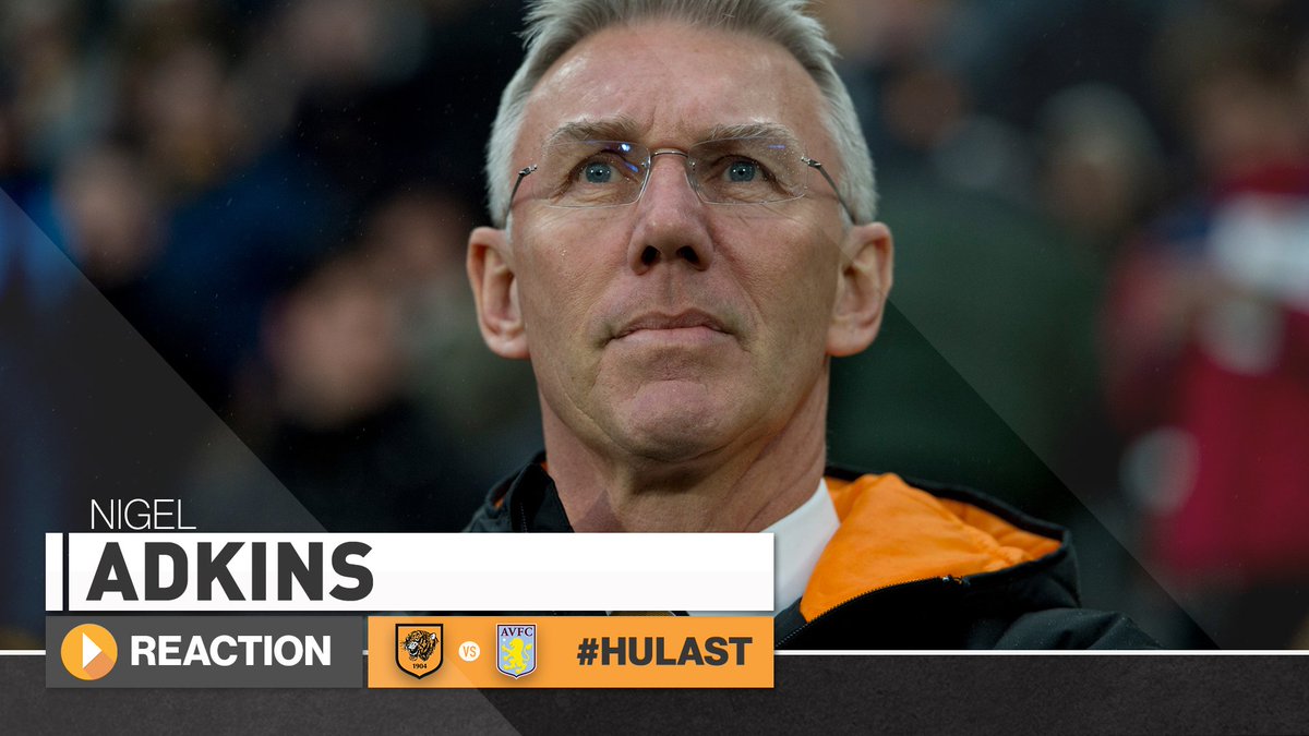 HullCity's tweet photo. 🎥 | Watch Nigel Adkins' post-match interview with #TigersTV following last night's @SkyBetChamp goalless draw with @AVFCOfficial ➡️ https://t.co/vyaejCdVL2 ##HULAST #hcafc #UpTheTigers https://t.co/HiITkyOT6D