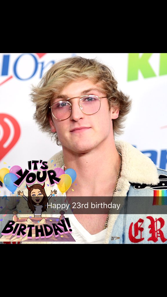 Happy birthday Logan Paul My fav youtuber. Logangs 4 life.  