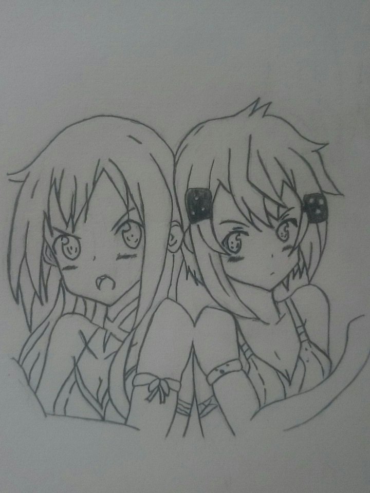 Mikazuk39's tweet photo. シノンとアスナ！
#絵描きさんと繋がりたい https://t.co/NY1JQLtDGv