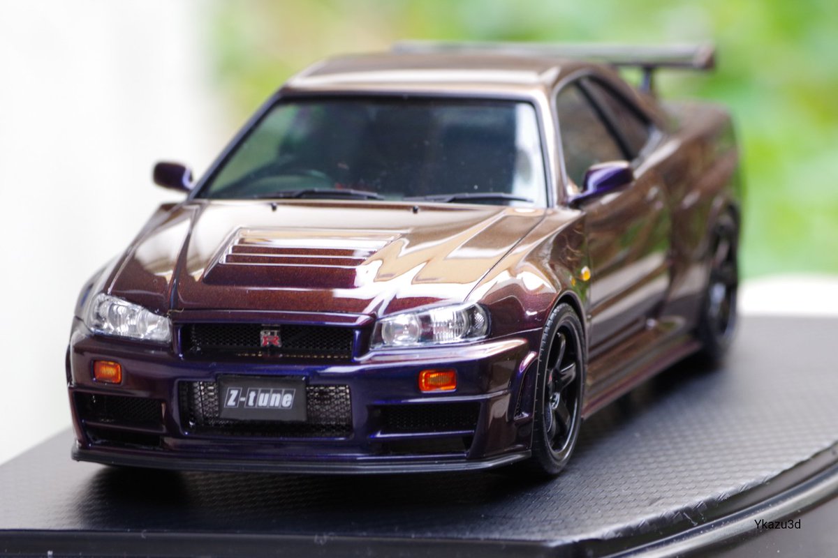 タミヤ 1/24 ニスモ R34 GT-R Z-tune完成です。 今回はミッドナイト