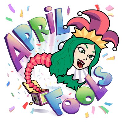 HeraHemlock's tweet photo. What happens when April fools and Easter fall on the same day? The joker lays an egg! 😂 #Sobaditsgood #l’llbehereallday https://t.co/jNIByTLUnx