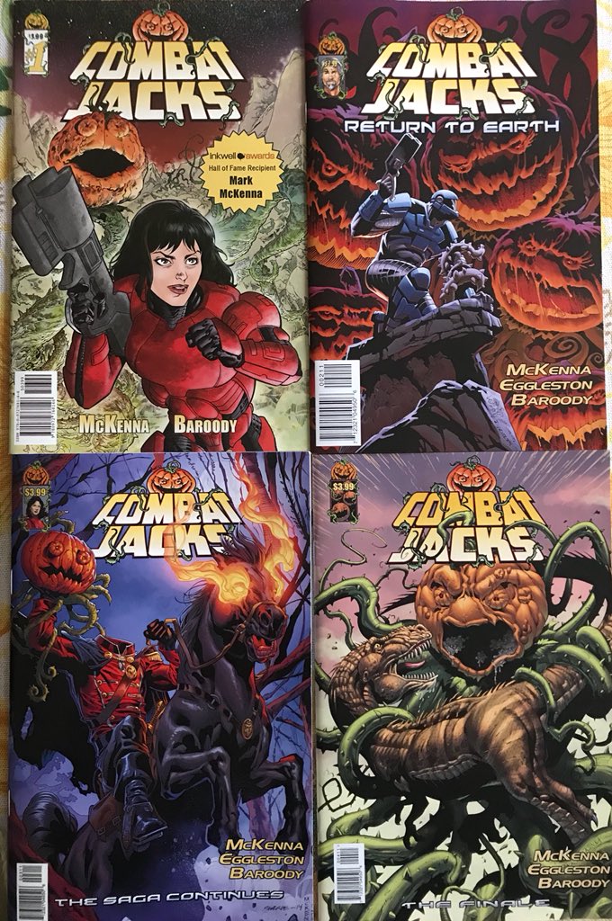 MarkMcKenna419's tweet photo. @SyfyWire speaking of #Kickstarter I'll be starting my #Combatjacks collected volume there soon... can you help? it's totally up your alley:) #sciencefiction #pumpkinhorror https://t.co/6OH86MDLhT