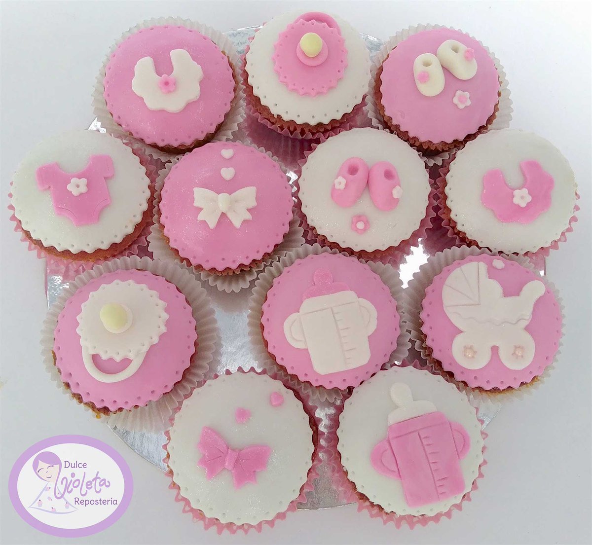 Cupcakes Babyshower Nina Medellin Dulcevioleta Dulceabril Cupcakes Babyshower Nina Medellin Dulcevioleta Dulceabril
