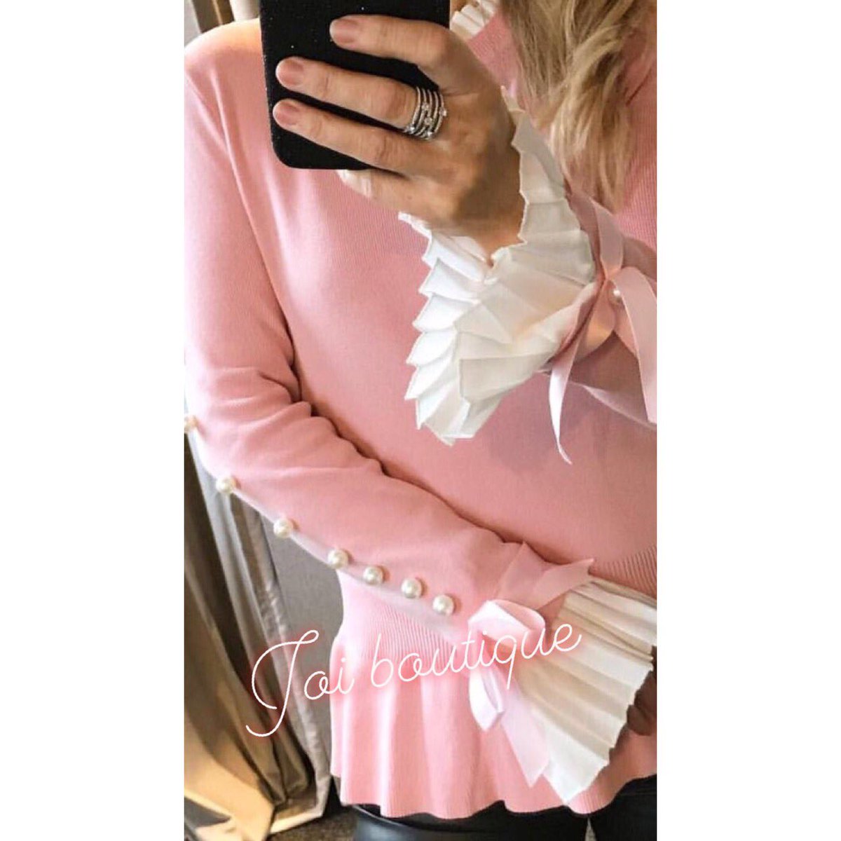joiboutiquex's tweet image. #pearltop #joiboutiquemiddlesbrough also in lilac cream pink lemon and blk £37 #dontmissout #limitededition #newseason #exclusivelabels #joiboutique