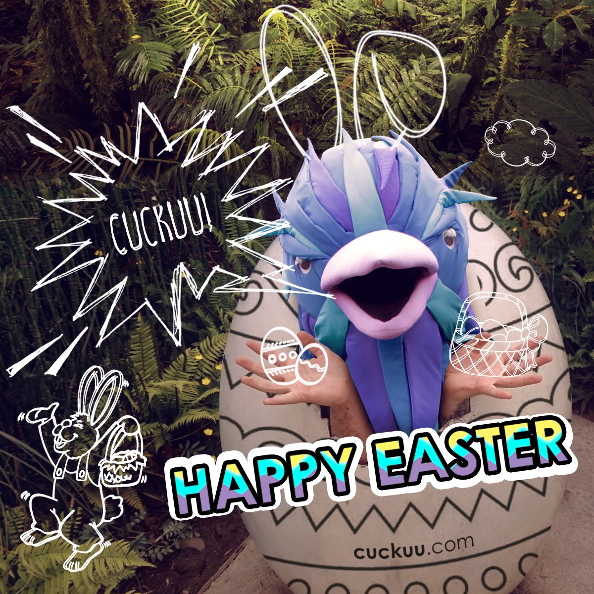 Easter bells are ringing. 🎉   Happy Easter to you and your family. 🐣🐰

#cuckuu #HappyEaster #Easter