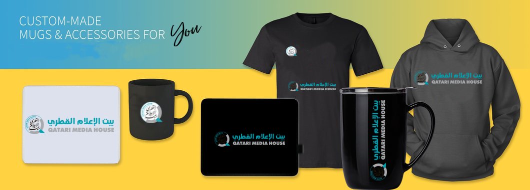 QMHQatar's tweet photo. Custom Accessories for you
QMH(Qatari Media House)
web   :https://t.co/BeUjD68XjF   
we are committed to deliver the best quality to customers
we accept people as they are , no difference no boundaries
#TShirt #mug #customdesign #accessoires #design #custom https://t.co/CGGc7HOLW3