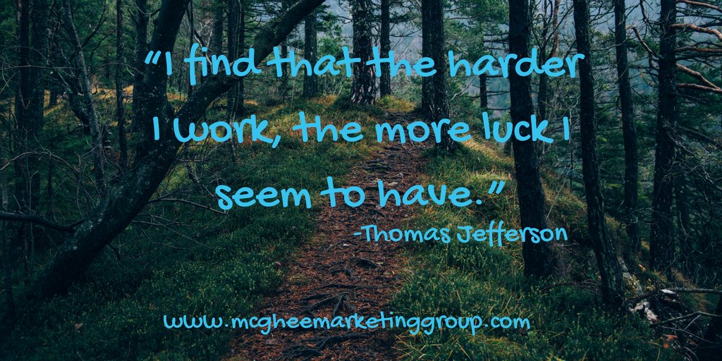 RGmcghee's tweet photo. Hmmmm...Is it luck or hark work? I wonder! #MLM #business #success #networkmarketing https://t.co/kGhvjxJENM