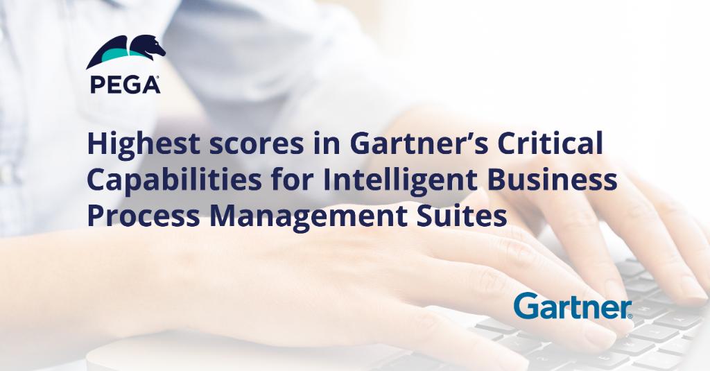 pega's tweet photo. Pega Receives The Highest Scores in All Six Use Cases in Gartner’s iBPMS Critical Capabilities Report https://t.co/hQBEwv0SiQ https://t.co/uu4pc61wTy