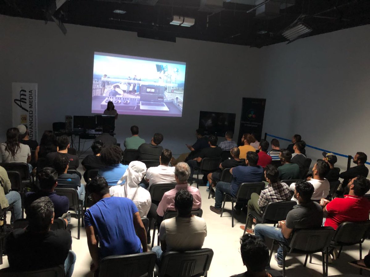 mediacastsys's tweet image. Color is a power which directly influences the soul.
DAVINCI RESOLVE 14 workshop with @AMT_DUBAI at AM Studio
#advancedmedia #amstudio #editing #colorcorrection #blackmagicdesign #davinciresolve
